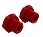 ARA310904 Radmitnehmer 17mm M12 Arrma rot 2 Stück